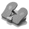 Fuß-Stepper-Maschine Verstärkter Nylon-Mini-Stepper-Trainer Leiser Faltbarer Unter-Schreibtisch Bein-Trainingsgerät Grau Einheitsgröße