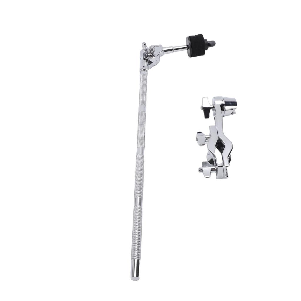 Cymbal Stand L Shape Extension Arm Drum Accessory with Clamp Thickened Knob Anti Vibration Pads Design Angle and Length