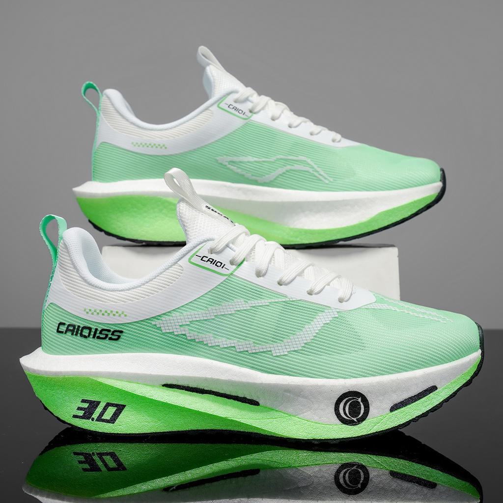 Laufschuhe Carbonplatte Marathon Herren Sport Atmungsaktiv Leicht Damen Bequem Athletisch Rutschfest Sneaker Freizeit