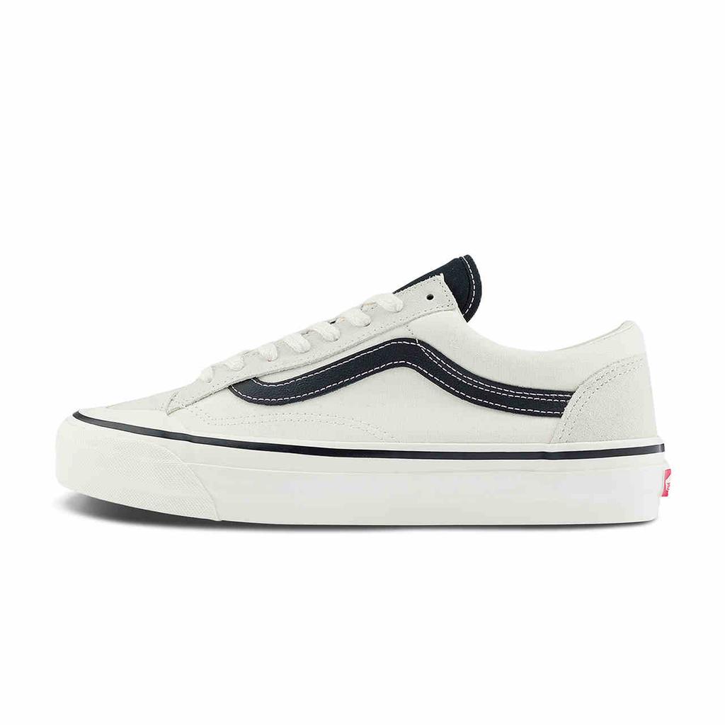 Vans Old Skool Reissue 136 Comfortable Low-Top Skate Shoes Unisex Sneakers White Black VN000MT6KIG