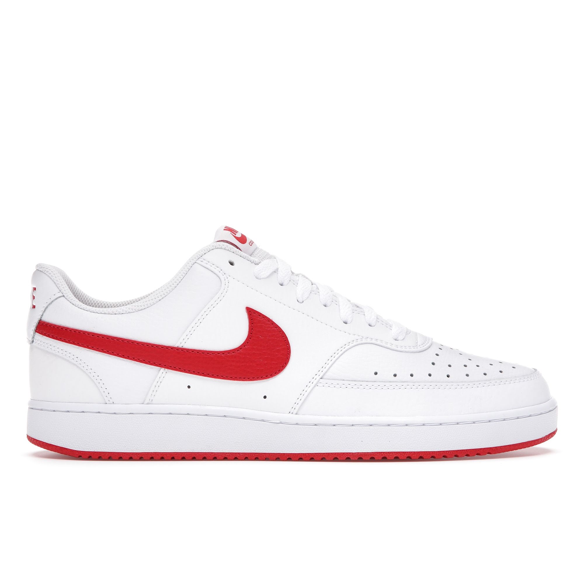 

Nike Court Vision Low Men White University Red CD5463-102 EU 44