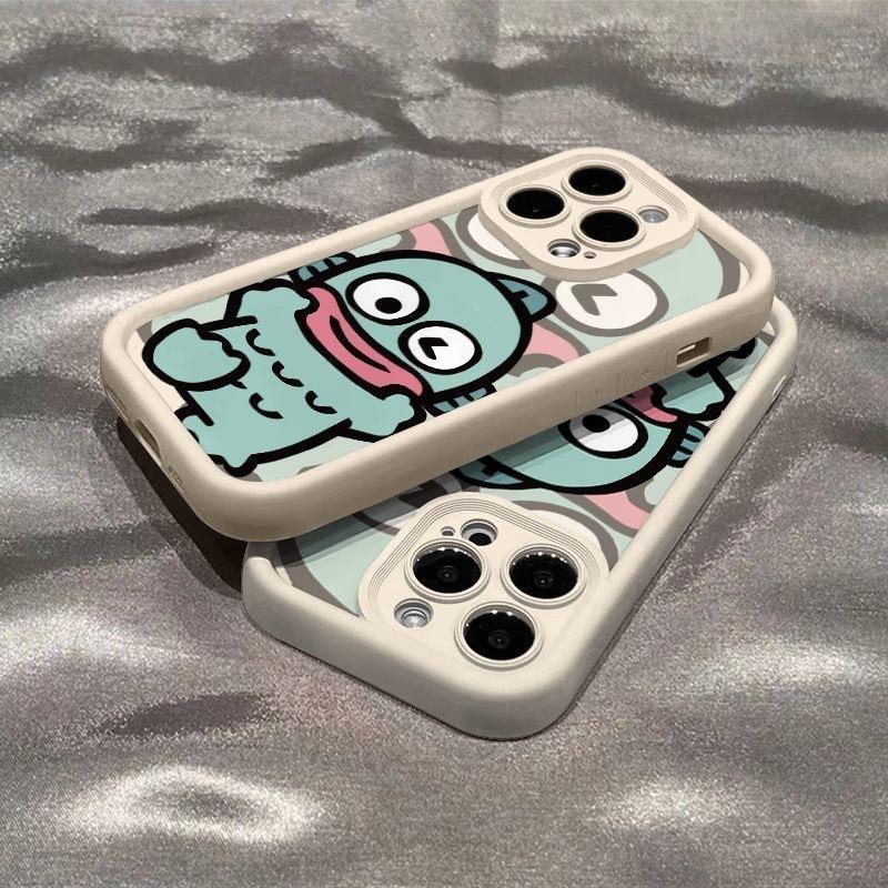 Cartoon winking clownfish for iPhone15promax iPhone case 12 anti-drop 14plus matte XS