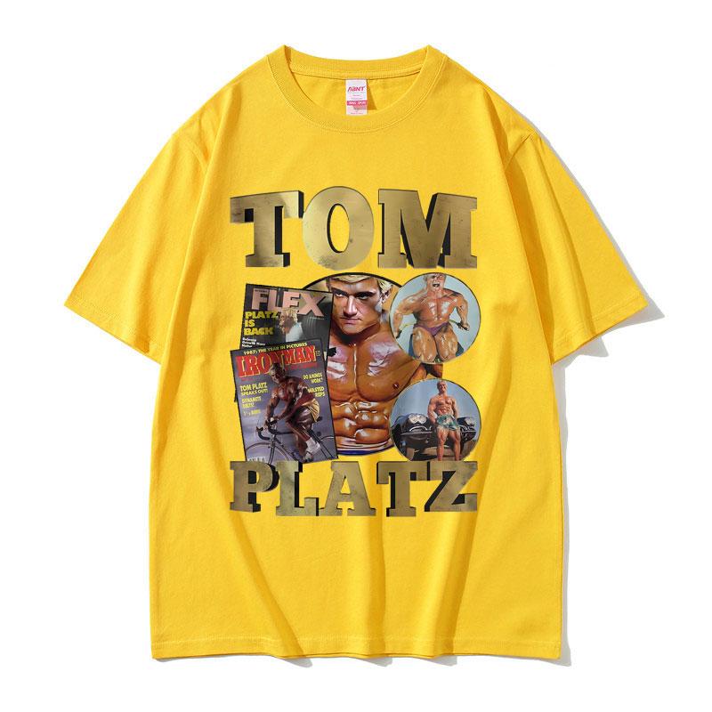 2025 Summer Funny Tom Platz Leg Day Meme Print Tshirt We Go Gym To Fitness Men Women Oversized T Shirts Male Soft Cotton Tees