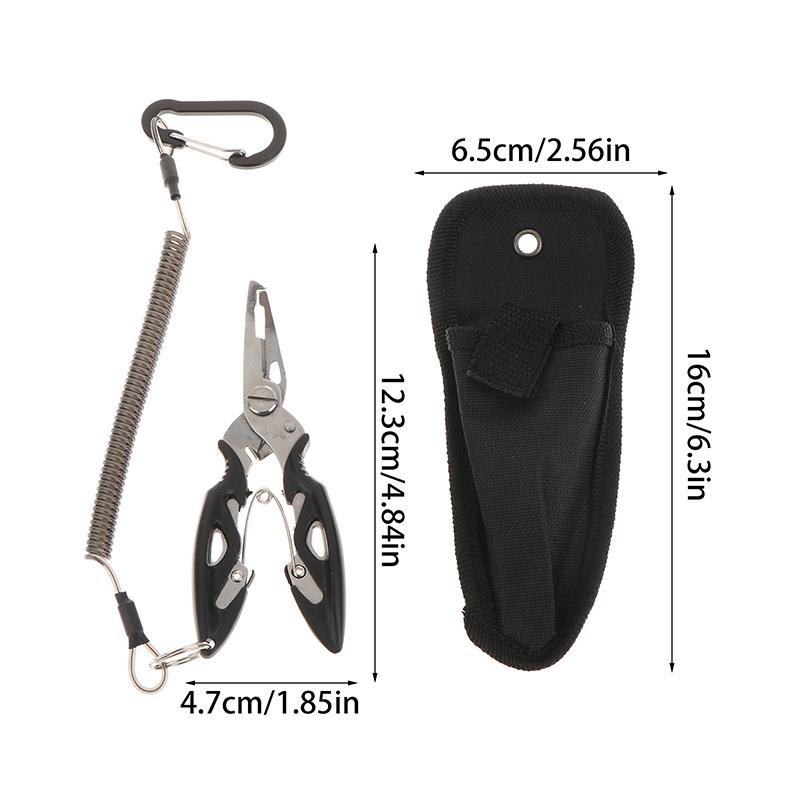 Multifunction Fishing Pliers Tools For Goods Tackle Gear Hook Recover Pliers Vise Knitting Flies Scissors Braid Set Fish Tongs