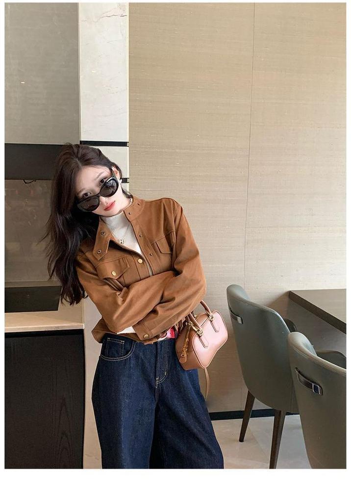 Women's Korean Style Soft Semi-High Neck Slim Fit Pullover Knit Sweater for Autumn and Winter