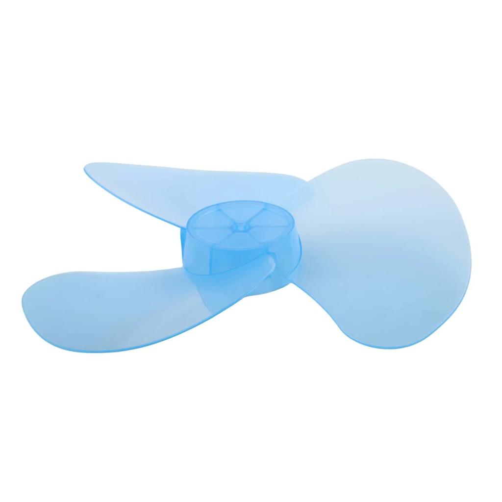 3 Leaves Fan Blade Plastic Fan Blade 8mm Diameter Central Round Hole Easy Installation Powerful Airflow For Wall Fans