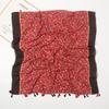 Retro Mori Girl Japanischer Literarischer Baumwolle Leinen Quasten Schal - Vielseitiger Sonnenschutzschal mit Druck Patchwork