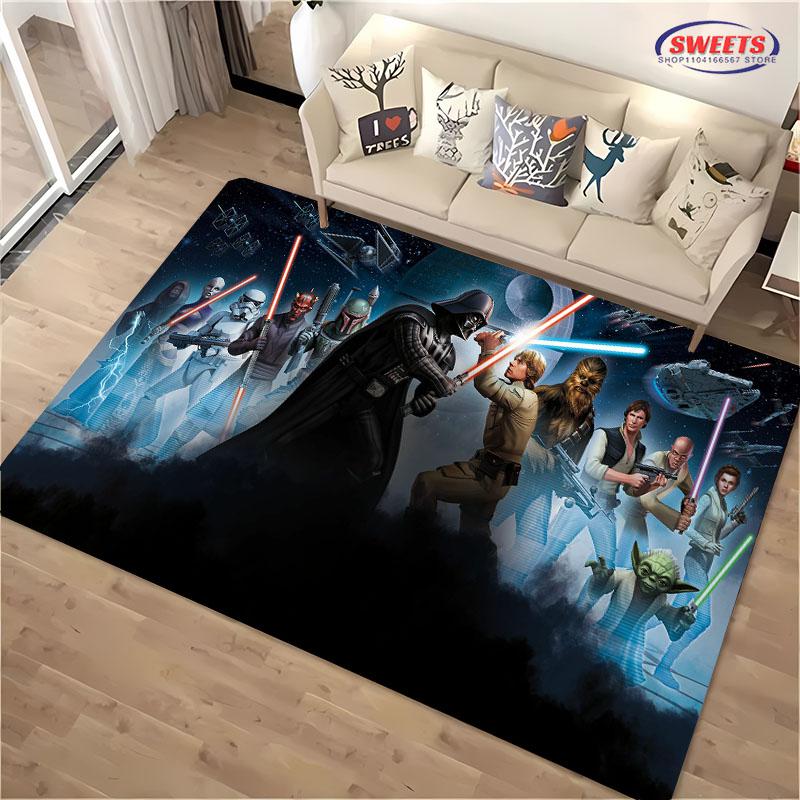 

3D HD Printing Wars Movie Room Carpet Living Room Rugs ,Bedroom Sofa Doormat Kitchen Decor Mat ,Kid Game Non-slip Floor Alfombra 70x100cm (28x39in)