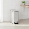 8Liter Pedal Waste Bin Hands Stainless Steel in the areaSaving Trash Can for
