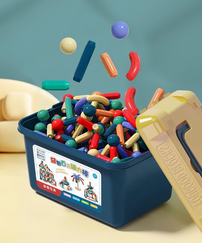 Magnetic Building Blocks: Toddler Educational Toys for Boys & Girls, Ages 3-6