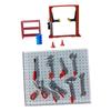 1/64 Diorama Garage Stuff Auto Shop Architecture Model Repair Frame Furniture Car Lift Simulation