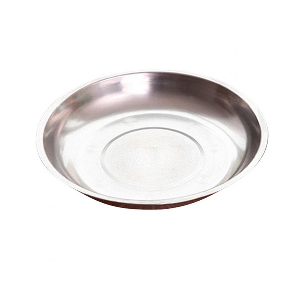 Tableware  Useful Stainless Steel Serving Tray Space-saving Grill Plate Fashionable   Kitchen Supplies