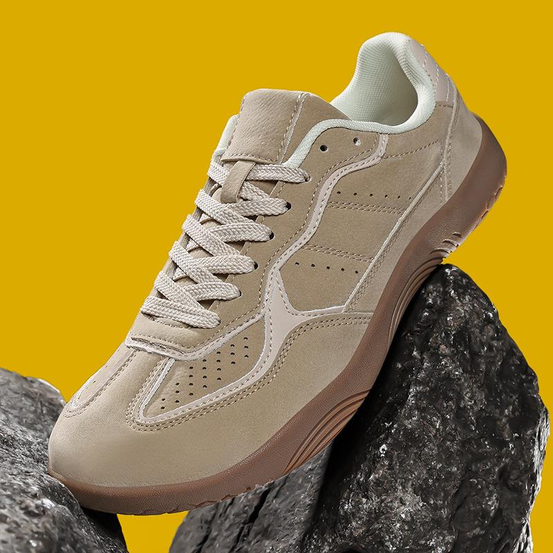 New large size couple casual shoes retro German training shoes casual wide head shoes Forrest Gump board shoes 36