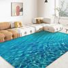 3D Ocean Sea Water Rug Sea Carpet for Living Room Rugs Home Floor Decor Living Room Child Play Mats Decoration Hotel Lounge Mat