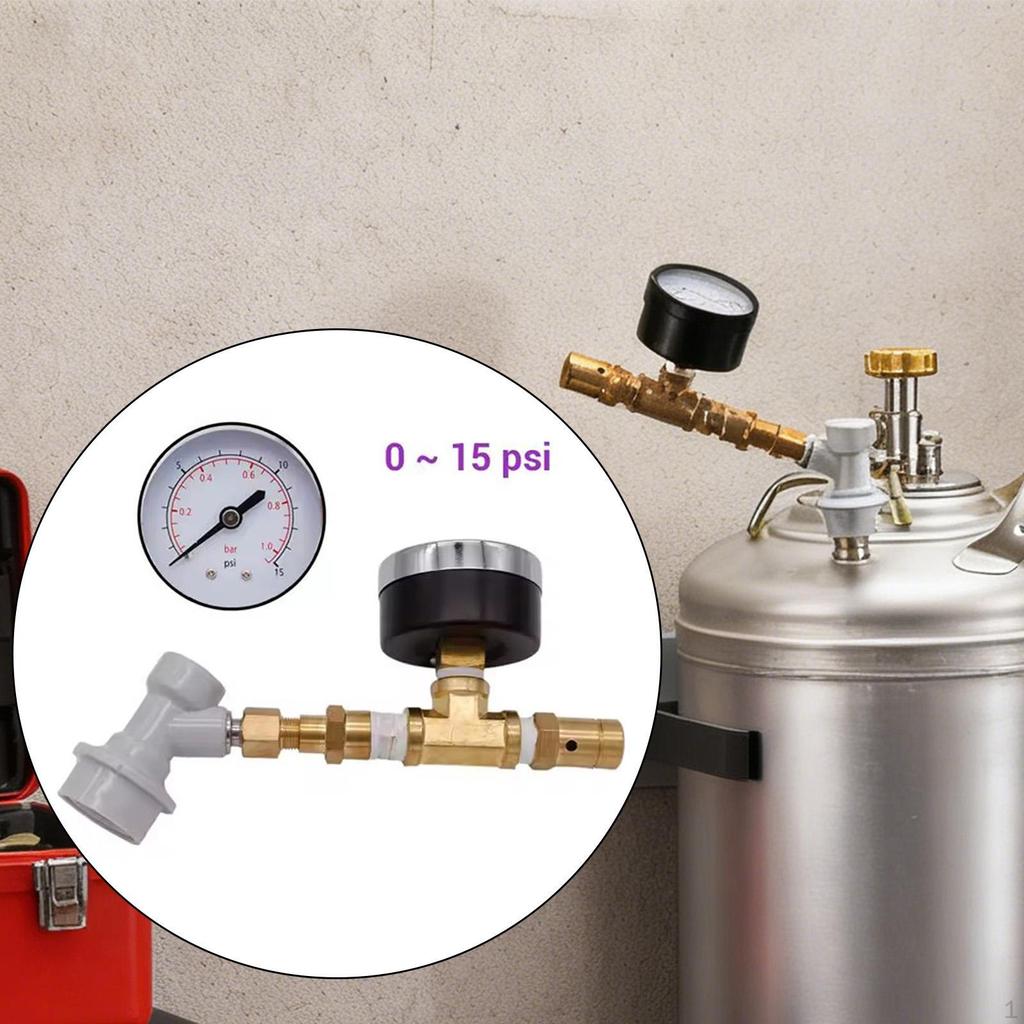 Adjustable Pressure Relief Valve for Beer with Ball Fitting, Ideal [unclear - Possibly "the
