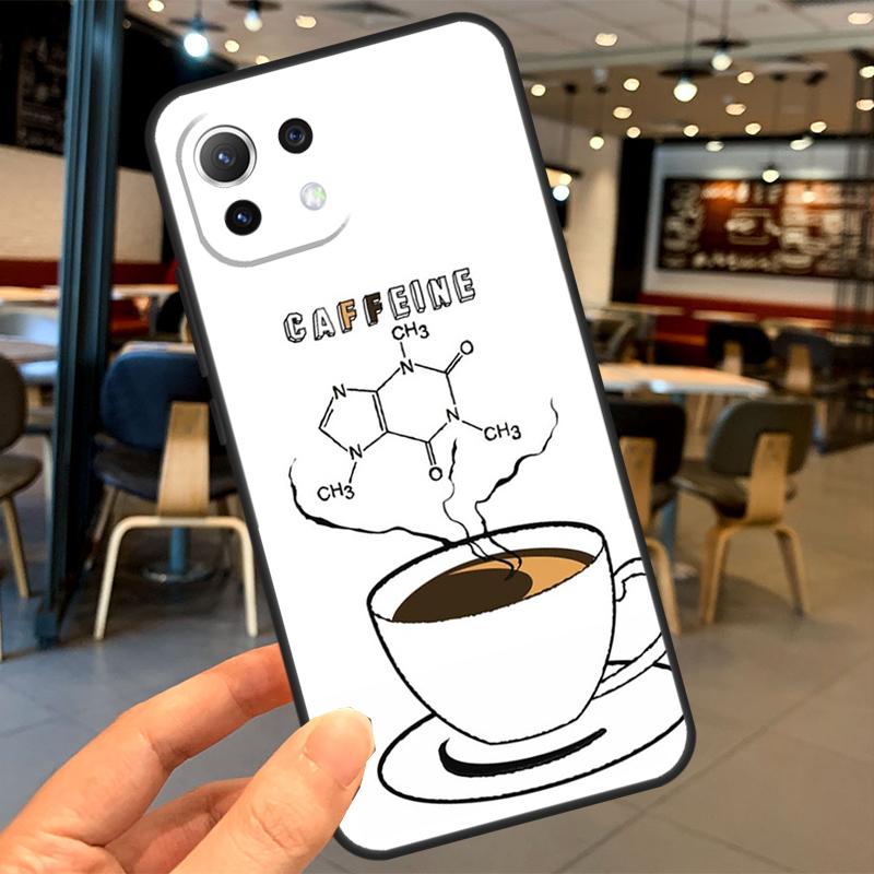 Science Chemistry Caffeine Case For Xiaomi 14T Pro 11T 12T 13T 13 14 15 Ultra POCO X7 Pro X3 X5 X6 F5 F6 M6 Pro Coque