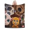 New T-Talking T-Tom And F-Friends Blanket Lightweight Thin Fleece  Cozy Throw Blankets Machine Washable