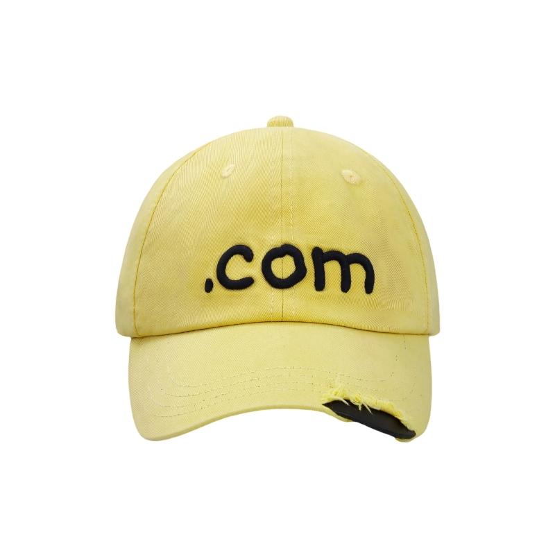 Embroider Letter Distressed Baseball Cap Adjustable Cotton Hat For Women Girl