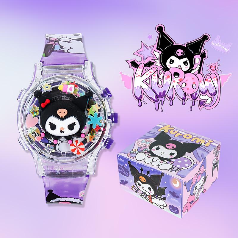 Rotating Luminous Music Cartoon Watch for Kids - TikTok Style