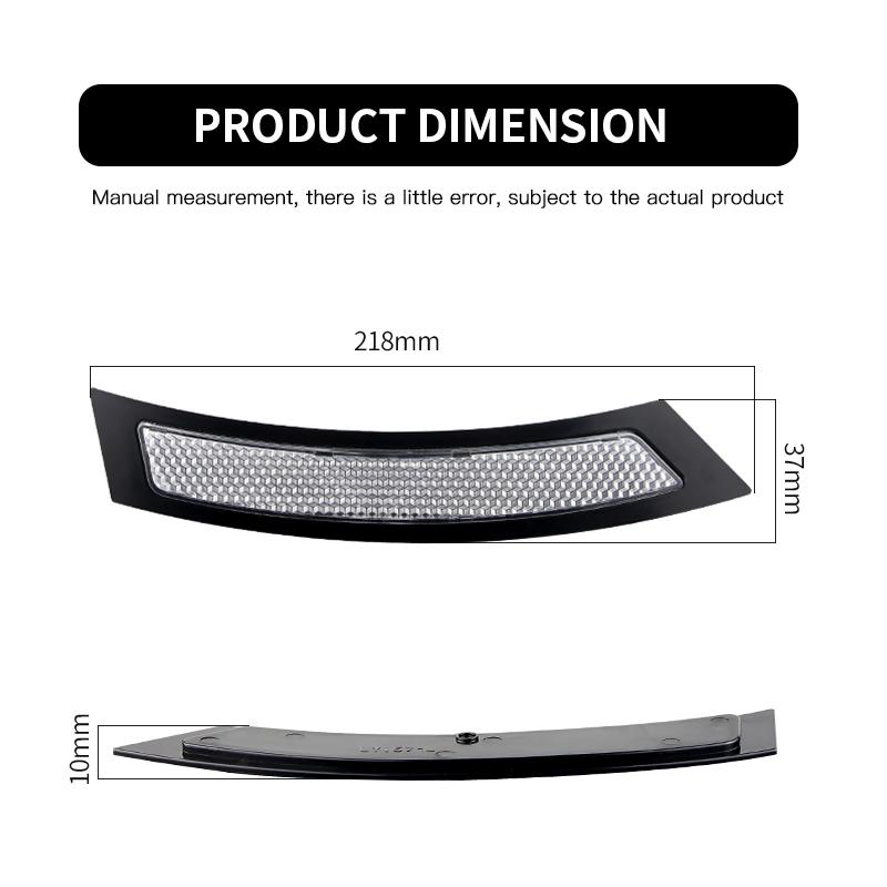 2PCS For BMW 3 Series E92 E93 Only Coupe Convertible No Bulbs Side Bumper Marker Reflector Light Covers OEM Parts Lamp Housing