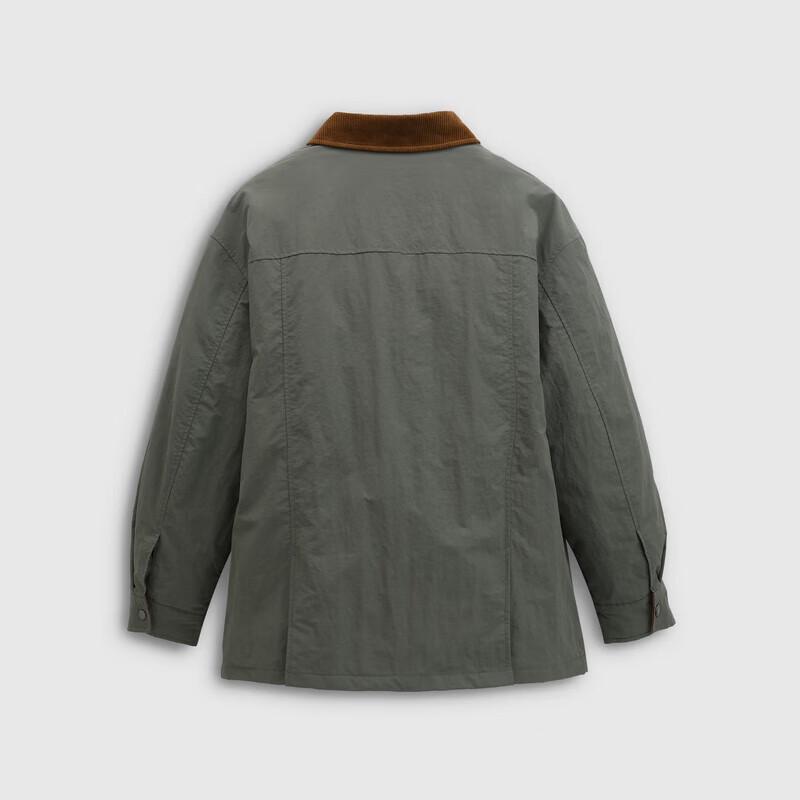 Gap Women's Corduroy Collar Water-Repellent Loose Down Jacket