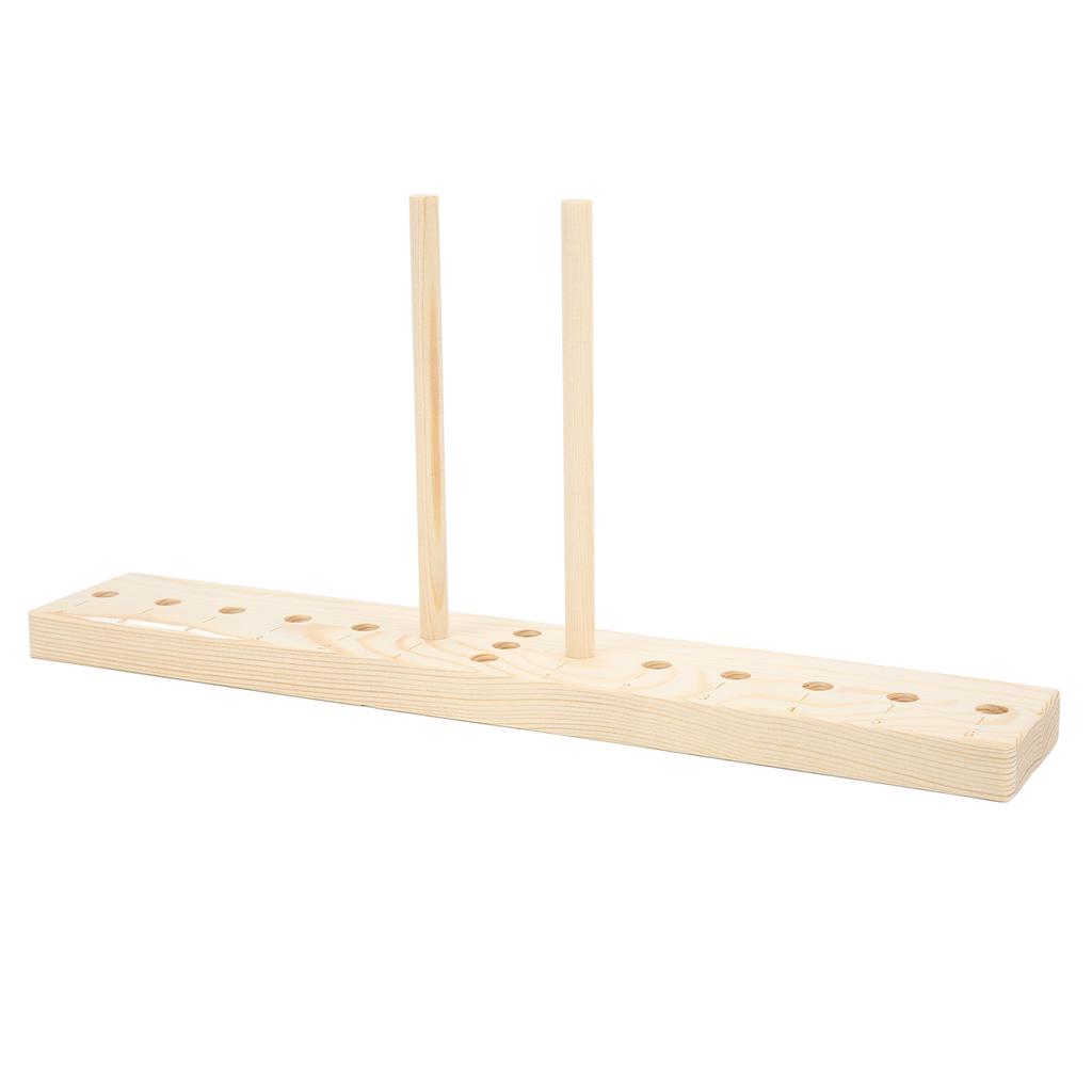 Wooden Bow Maker with Scale Design for Ribbon Crafts