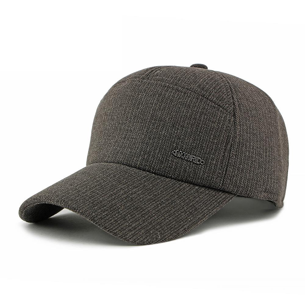 Herbst Winter Mütze Herren Samt Dicke Baseballkappe Warme Ohrenschützerkappe Sonnenhut