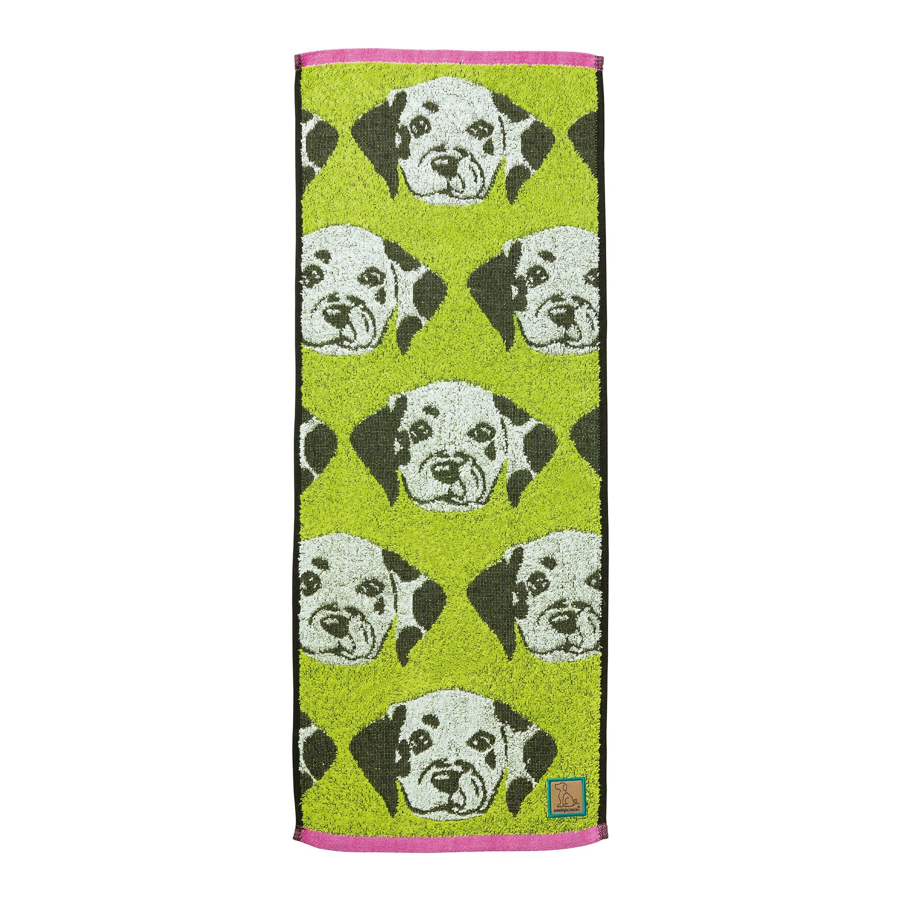 

Marushin Wonderful Peace Face Love Eyes 0765001700 Towel, Dalmatian, Dog/Cat Design, Cute, Antibacterial, Odor-Resistant, 100% Cotton,