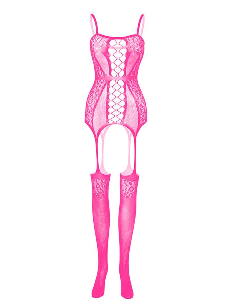 Man Outfit One-Pieces Full Bodystockings Gay Jumpsuit Sissy Open Crotch Erotic Underwear Man'S Sheer Transparent Body Underwear