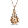 Popular Multi Styles Hollow Vintage Necklace Jewelry Music Ball Pregnancy Bell Necklace Aroma Essential Oil Locket Pendant