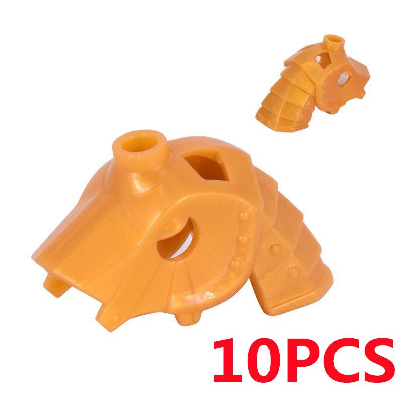MOC Medieval Soldier Figure Building Block Warhorse Cloak Sword Saddle Helmet Military Accessories Gift Toys Kids Bricks