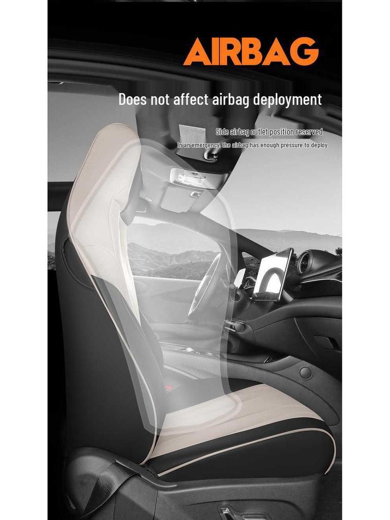 BYD Dolphin 2025 All-Season Leather Seat Cover for Smart Driving Version - Full Coverage