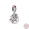925 Sterling Sølv Hjerte & Mamma Dangle Dream Catcher Charm Fit OriginalNew Armbånd DIY Smykker For Dame Armbånd DiyBeads