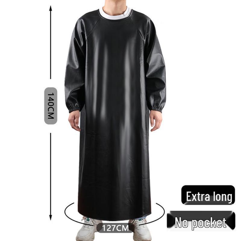 COFLYEE Waterproof Oil-Proof Full-Body Work Apron with Sleeves