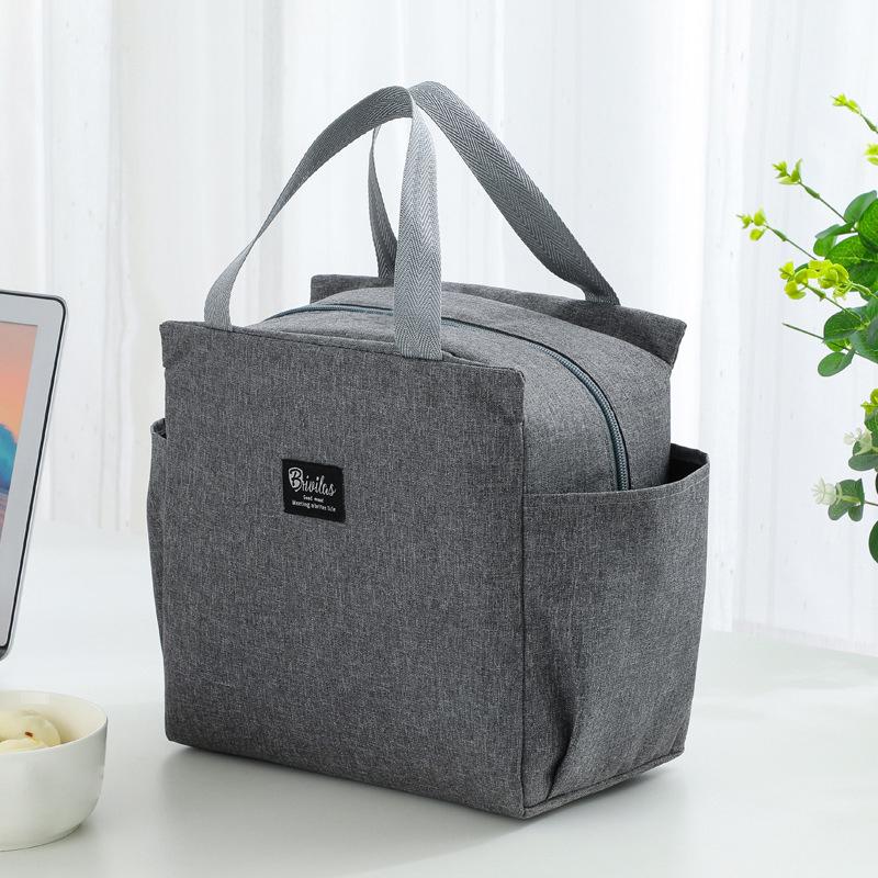 Large Capacity Cooler Bag Oxford Portable Zipper Thermal Lunch Bags Insulated Freezer Bag Camping Picnic Bag