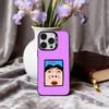 Funny I Am C-Cool Pattern  Phone Case For iPhone17,16,15,14,13,12,11 Plus,Pro Max Black Candy silver phone case