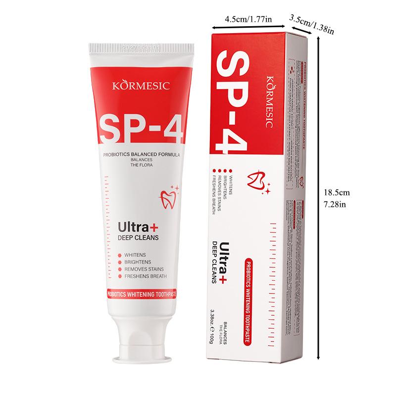 Προβιοτική Λευκαντική Οδοντόκρεμα, 100γρ. - Βαθύς Καθαρισμός & Δροσερή Αναπνοή για Λαμπερά Δόντια