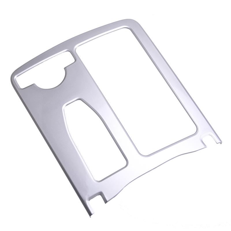 

Center Console Armrest Cup Holder Panel Cover Trim Frame Moulding Silver Plastic Fit For Mercedes Benz C E Class W204 W212