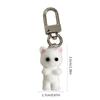 Charming 3D Cartoon Cat/Bear Keychain Cute Animal Bag Decoration for Women Girls Stylish Keychain for Car Keys and Bags