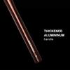 Luxury Blush Brush No.15 Angled Stippling Contour Makeup Brush with Soft Synthetic Hair Alumininum Handle