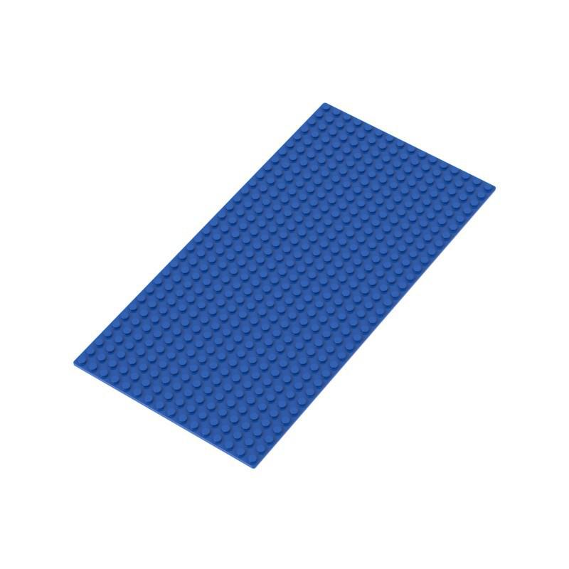 16x32 Single-Sided Baseplate 3857, Small Particle Building Blocks MOC Spare Parts 2748 Compatible Standard синий