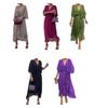 Abendkleid mit Fledermausärmeln, unregelmäßigem Rüschensaum, V-Ausschnitt, Schnürung in der Taille, plissiert, einfarbig, Midikleid aus dünnem Stoff, Abschlussball- und Partykleid