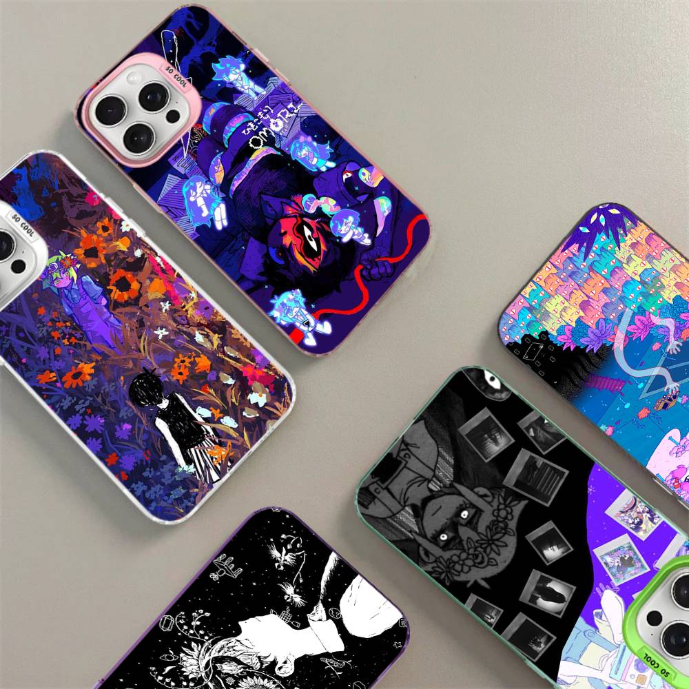O-Omori Game Phone Case for iPhone 17 16 Plus Pro Max 15 14 13 12 11 Matte Colorful Covers