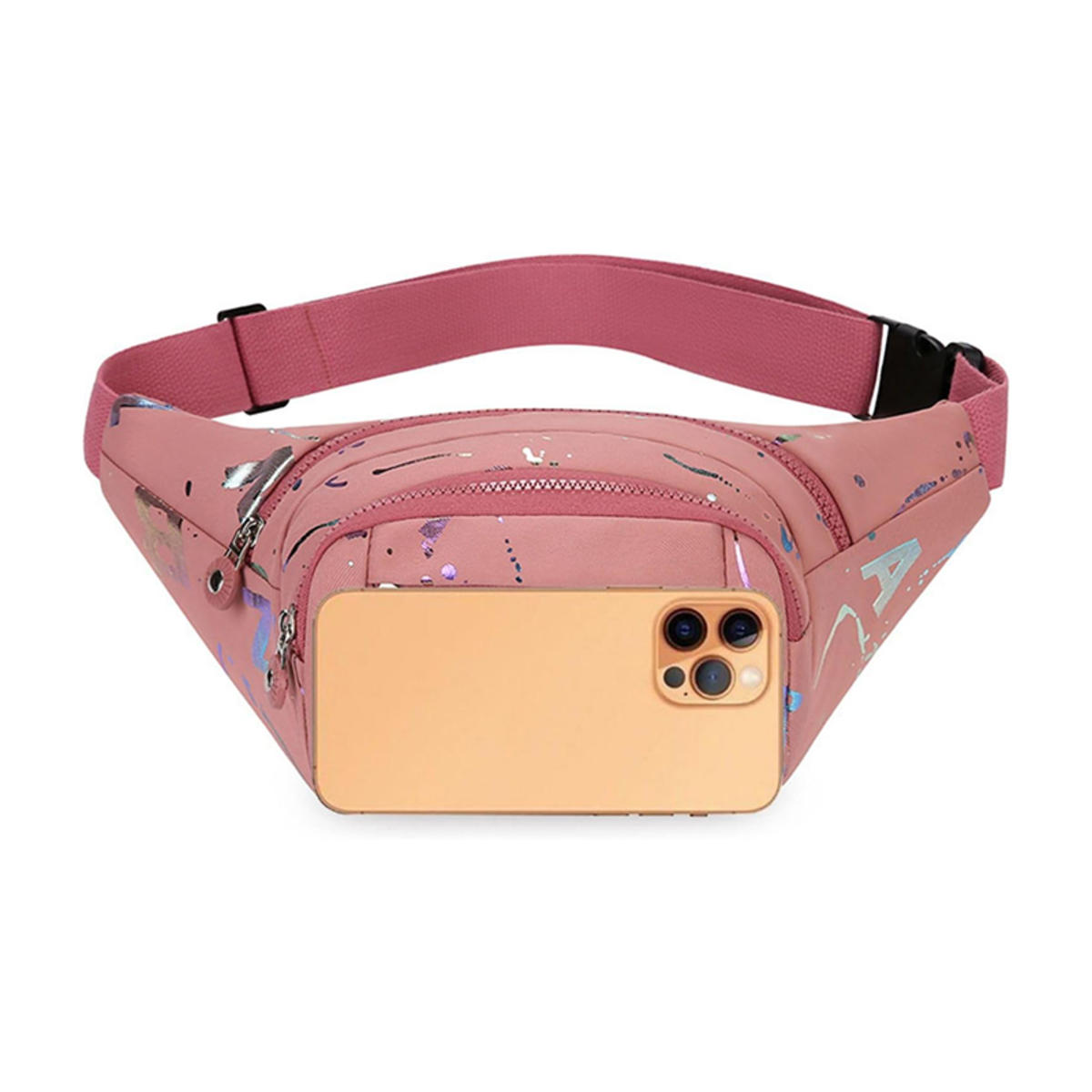 

Outdoor Running Chest Bag Women s Sport Waist Bags Multifunctional Female Crossbody Shoulder Bags Fanny Pack Banana Hip Purse one size оранжево-розовый