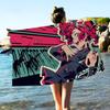 Singer Kasane Teto Microfiber Blanket Quick Drying Beach Towels Oversized Printing Super Absorbent Pool Towel Blanket