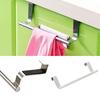 Bathroom Kitchen Cabinet Over Door Hanging Stainless Steel Towel Rack Holder Hanger