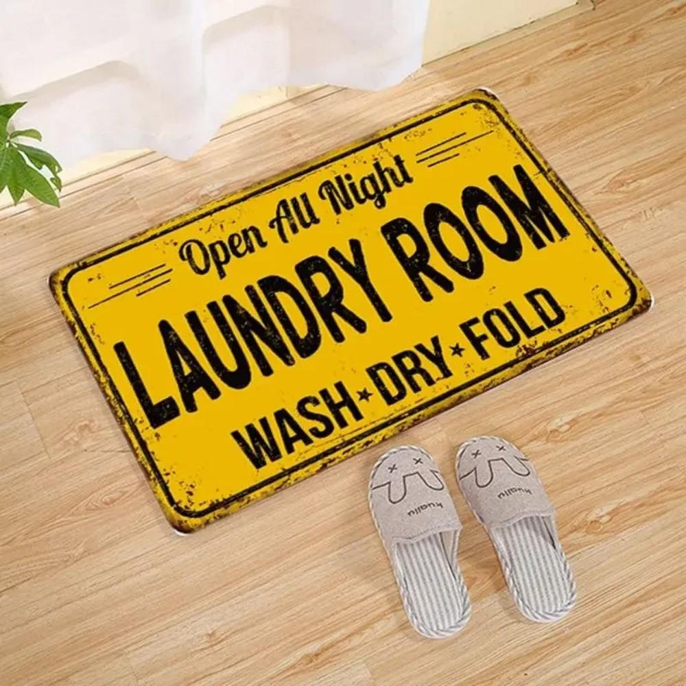 

American Retro Simple Carpet Home Decor, Entrance Door And Bathroom Soft And Absorbent Mats , Keep-Warmth And Non-Slip 40x60cm 16x24inch