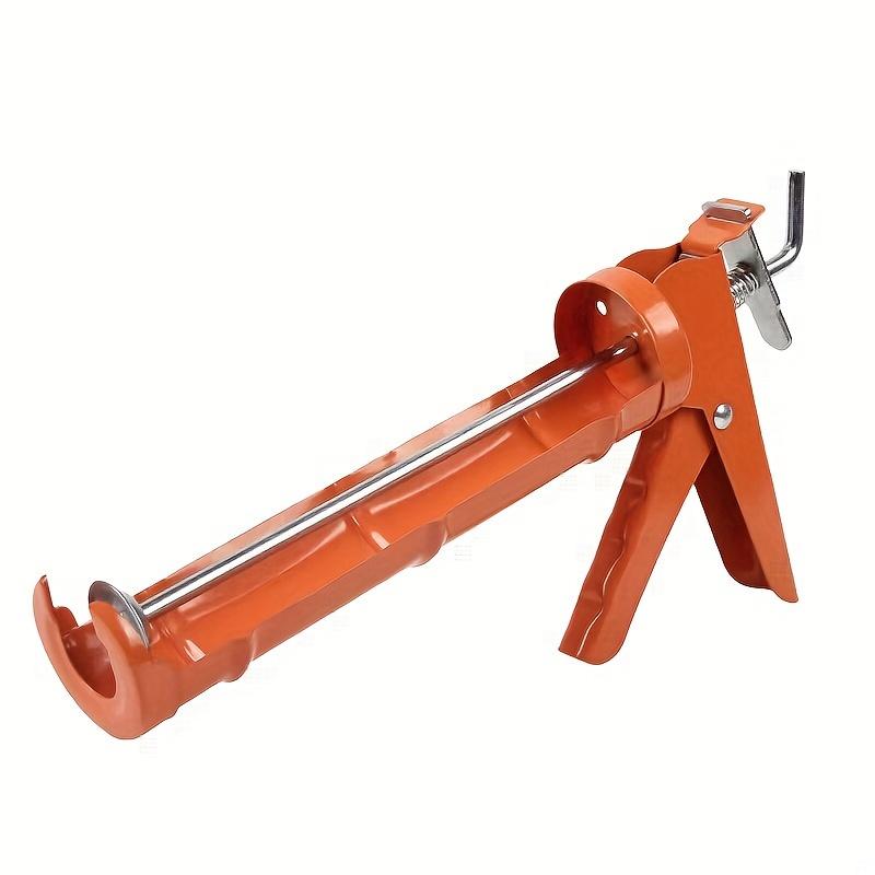 High performance silicone caulk gun, stainless steel, non-dripping sealant applicator, suitable for smooth silicone application