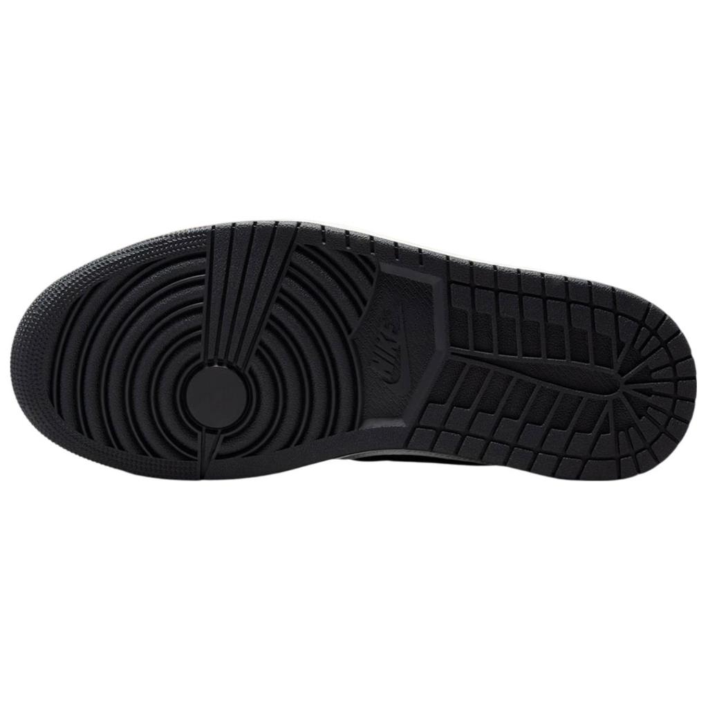 New Jordan Air Jordan 1 Slip Resistant Abrasion Resistant Low top Vintage Basketball Shoes Men's Black White DM1206-153