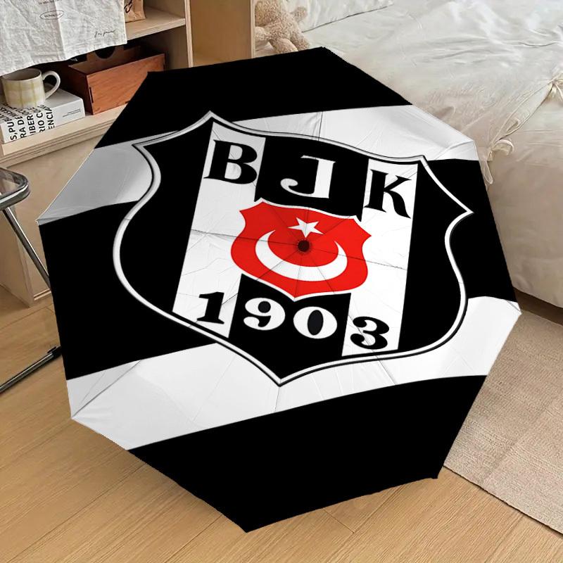 1PC BJK 1903 Umbrella-8-Rib Reinforced, Automatic Open, Lightweight & Durable, Cute Fashion Accessory for Outdoor, Beach, or Casual Use, Beach Umbrell